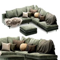 Roche Bobois sofa green04