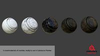 Substance Painter Smart Materials of Marble