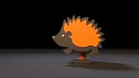 Attraction rocking hedgehog
