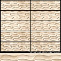 Keros Decorado City Hojas Beige