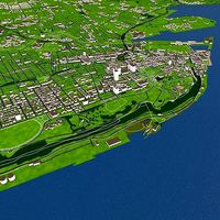 Quebec City of Canada 3d Model