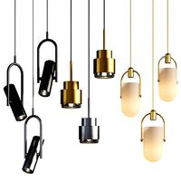 Three Pendant Hanging Light Set 01