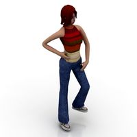 Girl 3D Model