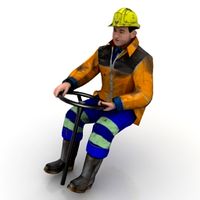 Worker 3D Model