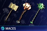 Stylized Maces &amp; Hammers - RPG Weapons