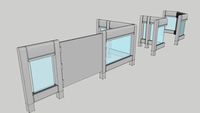 Barrier for MRT Station