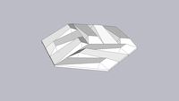 panel 3d en rombo