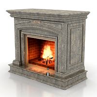 Fireplace 3D Model