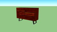 Coastal 6-drawer chest