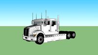 2014 Kenworth T370 (crew cab) truck chassis