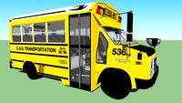 Blue Bird Micro Bird (1995 Chevrolet G30 - C.A.S. Transportation #536)