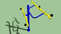Academia de Ginástica Acessível - Rotação Vertical Duplo APE