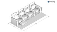 Salamander Designs Seating - Talia Style - Configuration 09