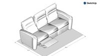 Salamander Designs Seating - Talia Style - Configuration 05