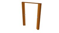 Puerta plegable doble
