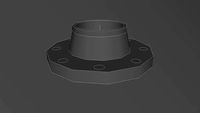 weld neck flange NPS 4