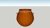 Cesto de Vime Agave Dolce Alba Concept