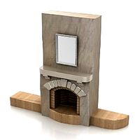 Fireplace 3D Model