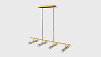 Lustre Pendente Moderno Caine - 8 Lâmpadas