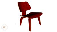 Lounge Chair - Wood Base - Eames LCW - Herman Miller