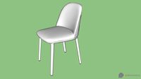 Cadeira Softshell side chair - Ronan e Erwan Bouroullec
