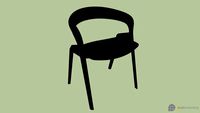 Cadeira Pris dark walnut - Guto Indio da Costa