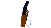JUEGO DE COCHILLOS EN BASE DE MADERA 23
