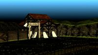 Lon Lon farm bei nacht