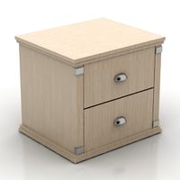 Bedside table 3D Model