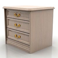 Bedside table 3D Model