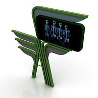 Billboard 3D Model