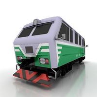 Locomotive 3D Model