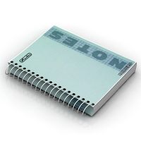 Notebook 3D Model