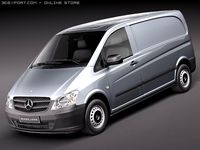 Mercedes Vito 2010 3D Model