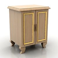 Bedside table 3D Model