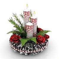 Candles 3D Model