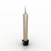 Candle 3D Model