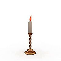 Candle 3D Model