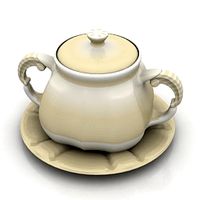 Sugar bowl 3D Model