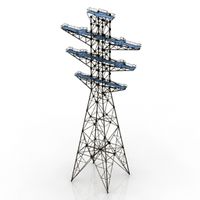 Transmission tower 3D Model