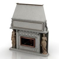 Fireplace 3D Model