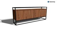 Buffet Alan 200x45x80 - Coleção 535