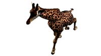 Giraffe Masai Fur Animated