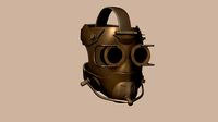 Steampunk Mask - Sci-Fi Character Design