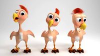 Cartoon chicken