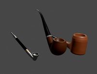 Tobacco pipes 3D