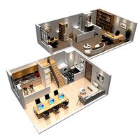 duplex Office apartment floorplan 2