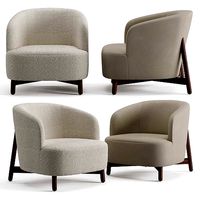 Porada Copine wood Armchair
