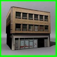 Low Poly Building 02