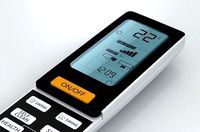 Realistic Air Conditioner Remote 3D model